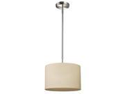 Z Lite 171 12 1 Light Down Lighting Pendant with Fabric Round Shade from the Alb