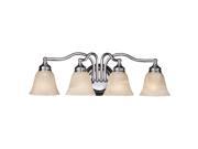 Feiss Bristol 4 Light Vanity Fixture in Chrome VS6704 CH