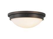 Feiss Boulevard 2 Light Indoor Flush Mount Oil Rubbed Bronze FM228ORB