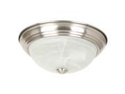 Yosemite JK102 13 Two Light Down Lighting Flush Mount Ceiling Fixture from the F Satin Nickle
