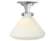 Hinkley Lighting 3141 1 Light 12 Width Indoor Semi Flush Ceiling Fixture with C