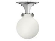 Hinkley Lighting 3143 1 Light Indoor Semi Flush Ceiling Fixture with Globe Shade