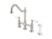 Kingston Brass KS1278PL Kitchen Faucet Satin Nickel