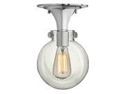 Hinkley Lighting 3149 1 Light Indoor Semi Flush Ceiling Fixture with Clear Globe