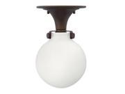 Hinkley Lighting 3143 1 Light Indoor Semi Flush Ceiling Fixture with Globe Shade