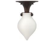 Hinkley Lighting 3145 1 Light Indoor Semi Flush Ceiling Fixture with Teardrop Sh