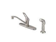 Single Handle Kitchen Faucet With Sprayer