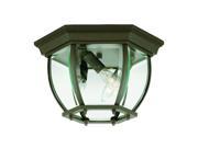 Savoy House Exterior Collections Flush Mount in Bronze 07038 BZ