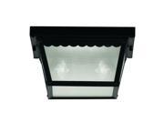 Savoy House Exterior Collections Flush Mount in Black 07045 BLK