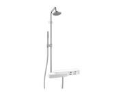 Hansgrohe 19670401 Shower System Faucet Chrome White