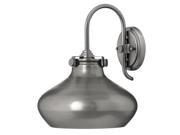 Hinkley Lighting 3178 1 Light Indoor Wall Sconce with Metal Dome Shade from the