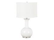 Kenroy Home Mimic Table Lamp Gloss White Finish 21024WH