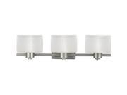 Quoizel 3 Light Pacifica Bath Fixture in Empire Silver PF8603ES