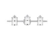 Quoizel 3 Light Tranquil Bay Bath Fixture in Polished Chrome TB8603C