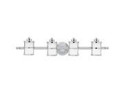 Quoizel 4 Light Tranquil Bay Bath Fixture in Polished Chrome TB8604C