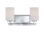 Quoizel 2 Light Taylor Bath Fixture in Polished Chrome TY8602C