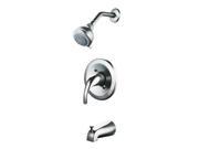 Yosemite YP57TS Single Handle Pressure Balanced Tub and Shower from the Faucet C Polished Chrome