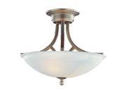 Trans Globe Lighting 6405 Two Light Down Lighting Semi Flush Ceiling Fixture