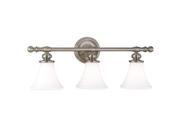 Hudson Valley Weston 3 Light Bath Bracket in Satin Nickel 4503 SN