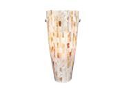 Vaxcel Milano Wall Sconce Mosaic Shell Glass WS53252SN
