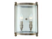 Hudson Valley Mansfield 2 Light Wall Sconce Antique Nickel 1302 AN