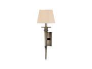 Hudson Valley Stanford 1 Light Wall Sconce in Aged Silver 230 AS