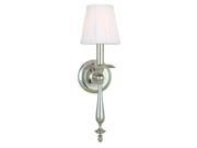 Hudson Valley Quincy 1 Light Wall Sconce in Polished Nickel 431 PN