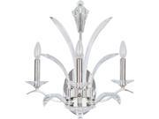 Maxim Lighting Paradise 3 Light Wall Sconce Plated Silver 39942BCPS