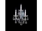 Crystorama Maria Theresa Wall Sconce Swarovski Elements Crystal 4403 CH CL S