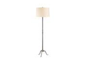 Hudson Valley Burton 1 Light Floor Lamp in Aged Silver L816 AS WS