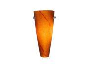 Vaxcel Milano Wall Sconce Lava Swirl Glass WS30122SN