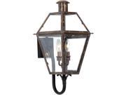 Quoizel 2 Light Rue De Royal Outdoor Wall Lanterns in Aged Copper RO8311AC