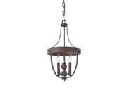 Murray Feiss F2795 3AF CBA Chandeliers Indoor Lighting Antique Forged Iron Charcoal Brick
