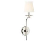Hudson Valley Clyde Wall Sconce Light Polished Nickel 4481 PN