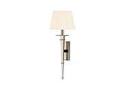 Hudson Valley Lighting 230 PN WS Wall Sconces Indoor Lighting Polished Nickel White Silk Shades