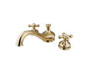 Kingston Brass KS3332AX Roman Tub Faucet Polished Brass