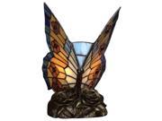Quoizel 1 Light Tiffany Accent Lamp in Architectural Bronze TF6599R