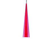 WAC Lighting Ingo Quick Connect Pendant Red Shade QP913 RD CH