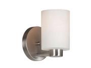 Kenroy Home Encounters 1 Light Sconce Brushed Steel Finish 10181BS