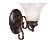 Kenroy Home Wynwood 1 Light Sconce Burnished Bronze Finish 91391BBZ