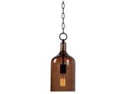 Kenroy Home Capri 1 Light Mini Pendant Oil Rubbed Bronze 91831AMB