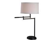 Kenroy Home Theta Swing Arm Table Lamp Copper Bronze Finish 20940CB