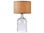 Kenroy Home Capri Table Lamp Clear Glass 32261CLR