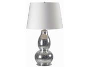 Kenroy Home Mercurio Table Lamp Chrome Crackled Glass Finish 32041CHCR