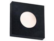 Kenroy Home Burst Large Square Sconce Flush Black Finish 72826BL