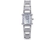 Chronotech Womens Silver Dial Stainless Steel Band Watch