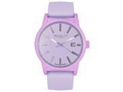 Haurex Italy Womens 6K378DL1 Purple Dial Stainless Steel Watch