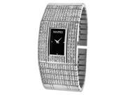 Haurex Italy Womens XS368DN1 Black Dial Stainless Steel Watch