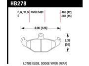 Hawk Performance HB278F.583 Disc Brake Pad 92 00 VIPER