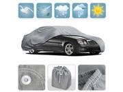 XL Car Cover Waterproof All Weather Protection 4 Layers Breathable Auto Cover